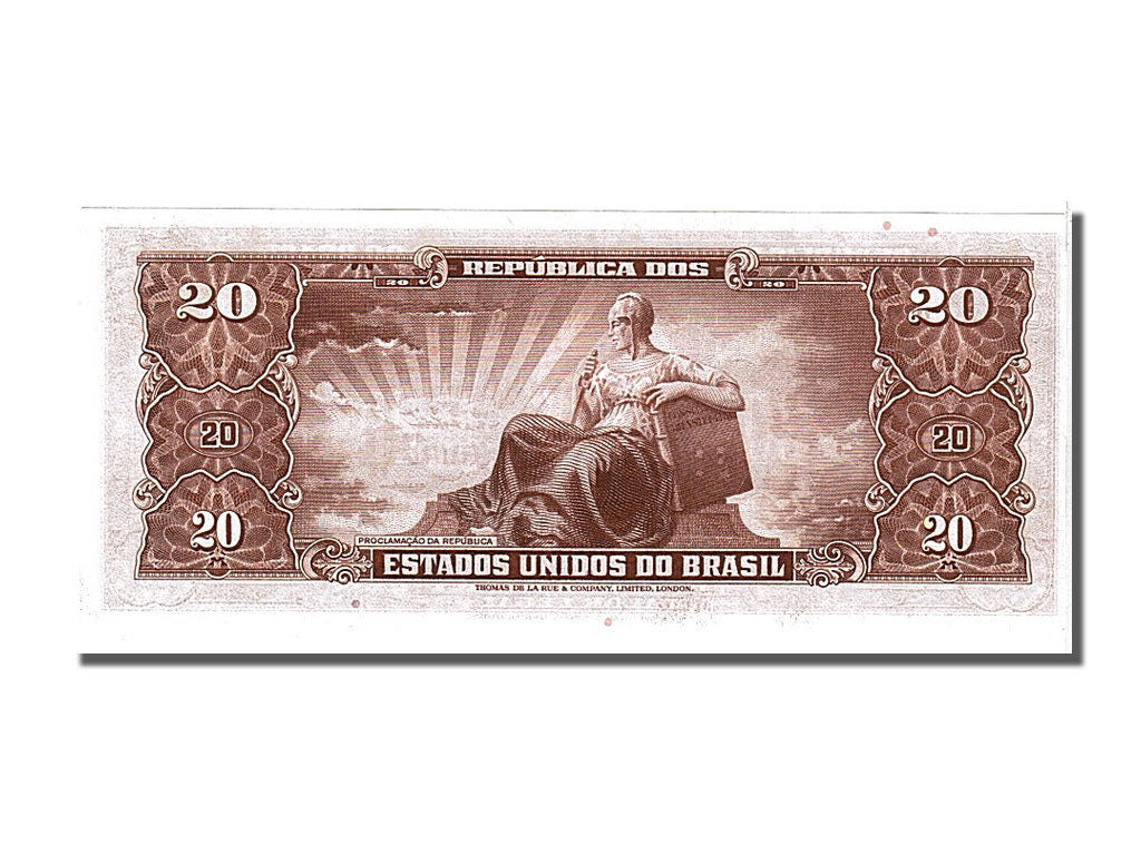 Banknote, Brazil, 20 Cruzeiros, 1962, UNC(65-70)