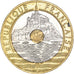 Coin, France, Mont Saint Michel, 20 Francs, 1995, EF(40-45), Tri-Metallic