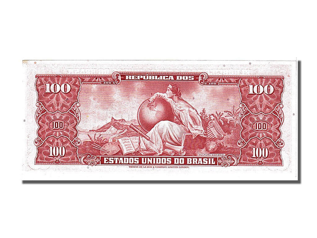 Banknote, Brazil, 10 Centavos on 100 Cruzeiros, 1966, UNC(65-70)