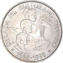 Coin, Philippines, Piso, 1989, Philippine Culture Decade, AU(55-58)