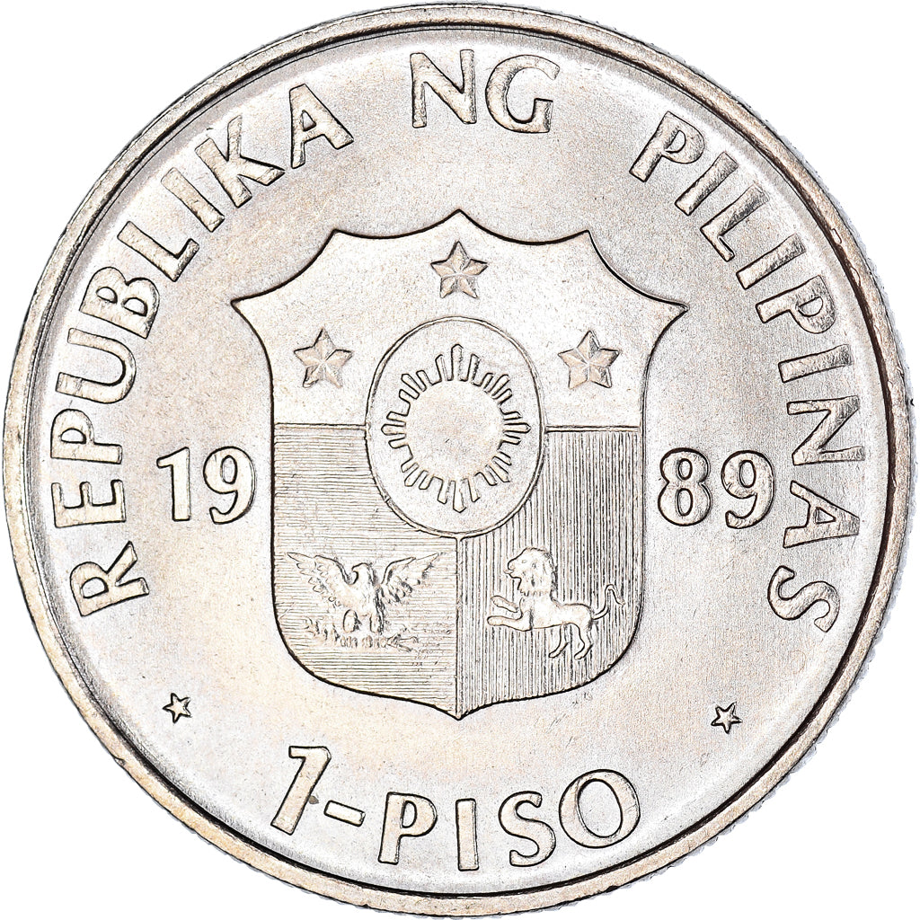 Coin, Philippines, Piso, 1989, Philippine Culture Decade, AU(55-58)