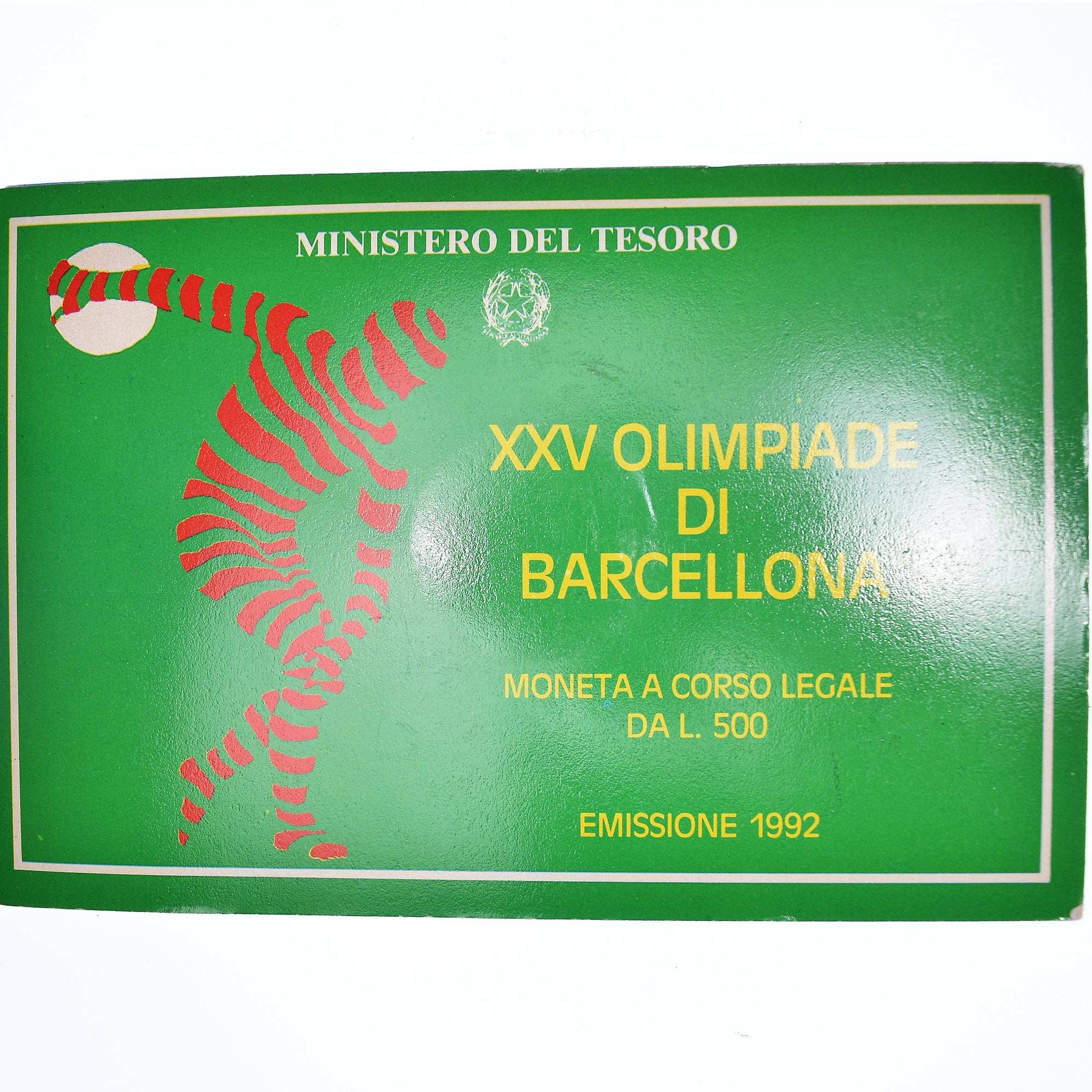 Coin, Italy, Summer Olympics 1992, 500 Lire, 1992, Rome, Summer Olympics