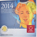 Austria, Euro-Set, 2014, Set 8 Monnaies euro BU., MS(65-70)