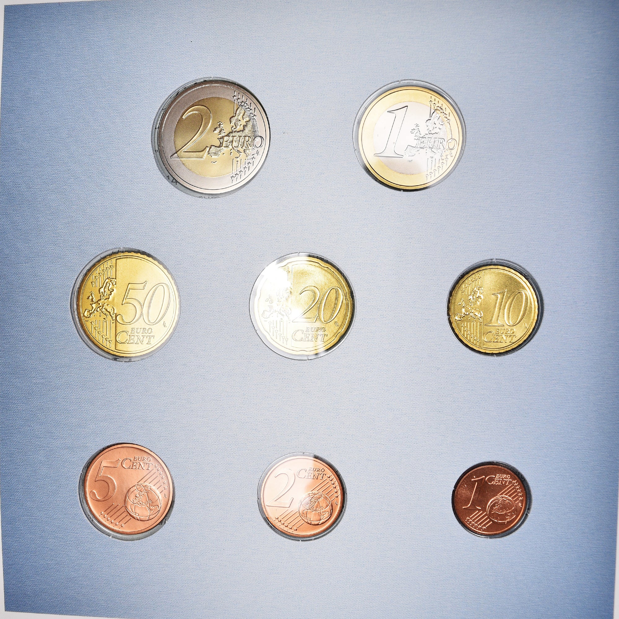 Austria, Euro-Set, 2014, Set 8 Monnaies euro BU., MS(65-70)