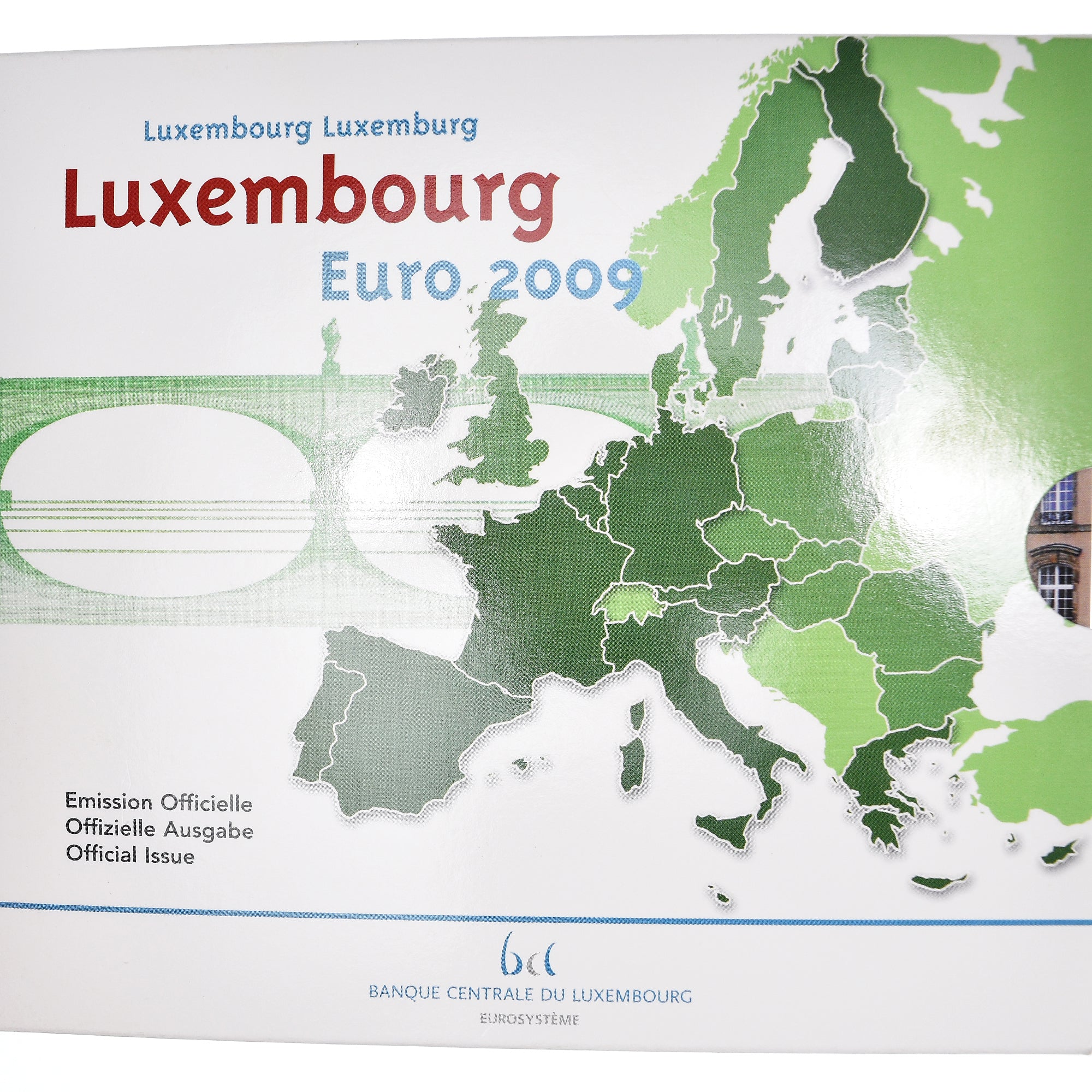 Luxembourg, Euro-Set, 2009, Set euro 10 monnaies BU, FDC