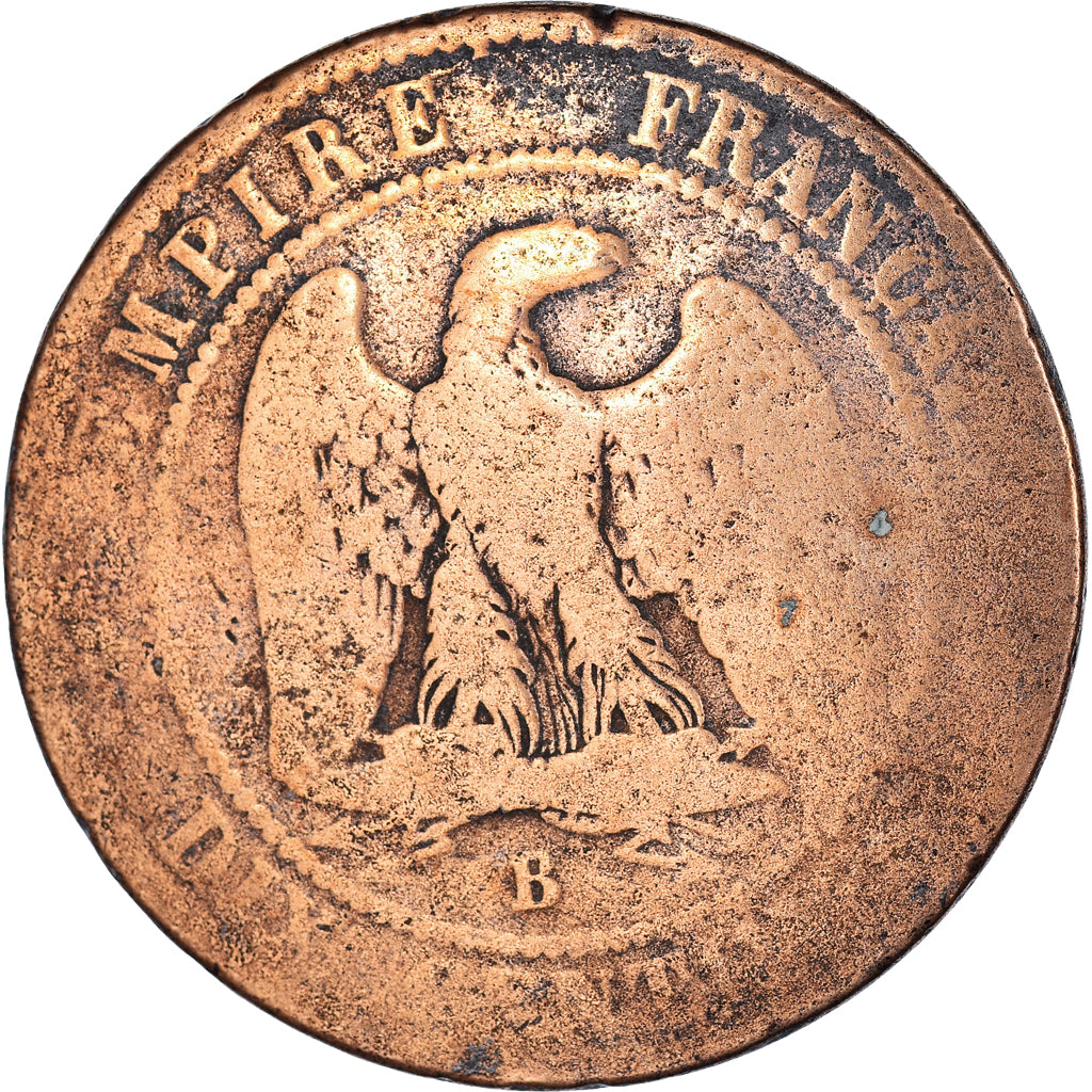 Coin, France, Napoleon III, Napoléon III, 10 Centimes, 1853, Rouen, F(12-15)