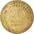 Moneda, Francia, Marianne, 20 Centimes, 1975, Paris, BC+, Aluminio - bronce
