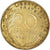 Moneta, Francja, Marianne, 20 Centimes, 1975, Paris, EF(40-45), Aluminium-Brąz