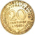 Moneda, Francia, Marianne, 20 Centimes, 1980, Paris, MBC+, Aluminio - bronce