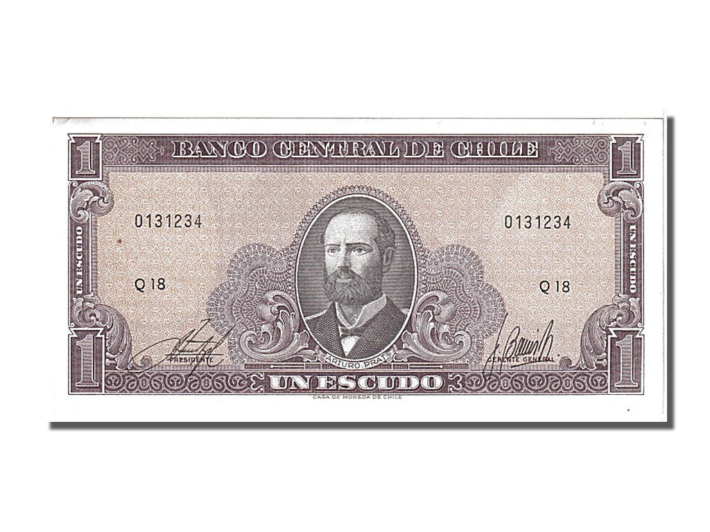 Banknote, Chile, 1 Escudo, 1964, UNC(65-70)