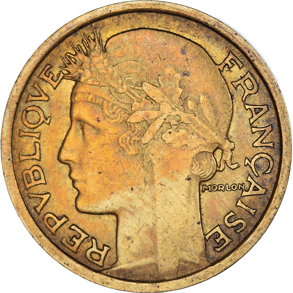 Monnaie, France, Morlon, 50 Centimes, 1933, Paris, TTB, Bronze-Aluminium