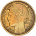 Coin, France, Morlon, 50 Centimes, 1933, Paris, EF(40-45), Aluminum-Bronze