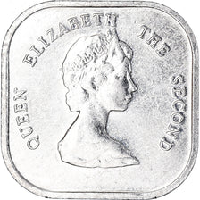 Münze, Osten Karibik Staaten, Elizabeth II, 2 Cents, 1996, SS+, Aluminium