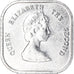 Coin, East Caribbean States, Elizabeth II, 2 Cents, 1996, AU(50-53), Aluminum