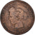 Moneta, Francia, Cérès, 10 Centimes, 1872, Bordeaux, MB, Bronzo, KM:815.2