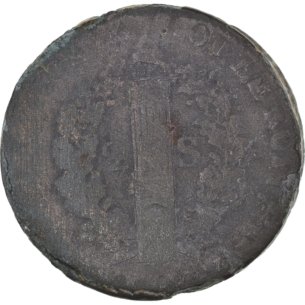 Monnaie, France, 2 sols françois, 2 Sols, 1792, Lille, B+, Bronze, Gadoury:25
