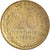 Moneda, Francia, Marianne, 20 Centimes, 1996, Paris, BC+, Aluminio - bronce