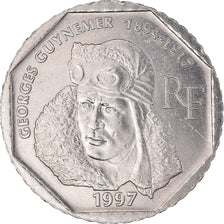 Coin, France, Guynemer, 2 Francs, 1997, AU(55-58), Nickel, KM:1187, Gadoury:550