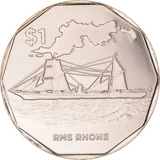 Coin, BRITISH VIRGIN ISLANDS, Dollar, 2022, RMS Rhone.FDC, MS(65-70), Virenium