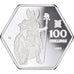 Münze, Scotland, 100 Shillings, 2021, Outer Hebrides. guerrier BE, STGL, Silver