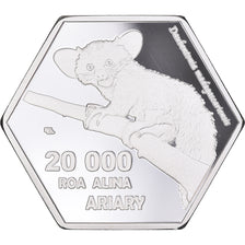Coin, Madagascar, 20 000 Ariary, 2021, Nosy Boraha.BE, MS(65-70), Cupronickel