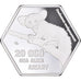 Coin, Madagascar, 20 000 Ariary, 2021, Nosy Boraha.BE, MS(65-70), Cupronickel