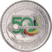 Moneda, Guyana, 100 Dollars, 2020, 50 ans de la République.colorized., SC