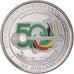 Coin, Guyana, 100 Dollars, 2020, 50 ans de la République.colorized., MS(63)