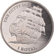 Moeda, British Indian Ocean, Le Cutty Sark, 1 Royal, 2021, BU, MS(63)