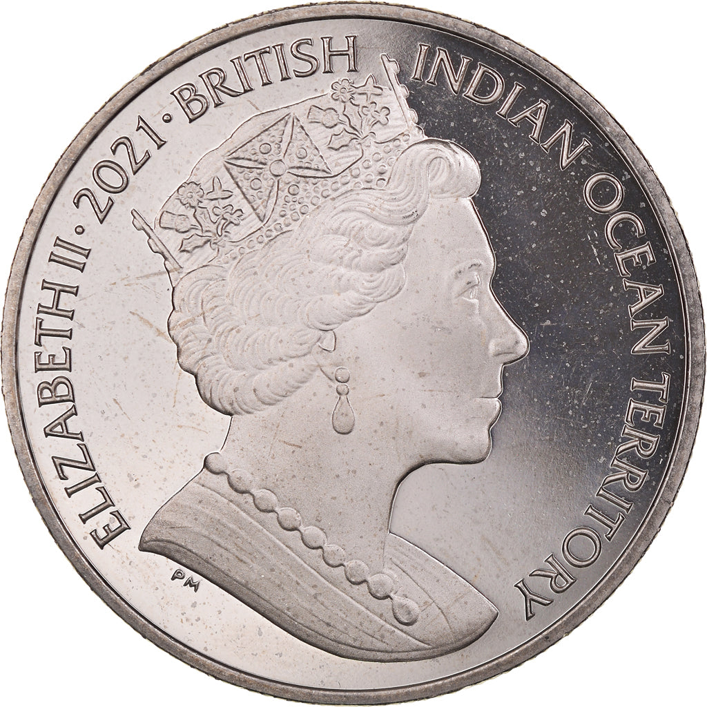 Coin, British Indian Ocean, Le Cutty Sark, 1 Royal, 2021, BU, MS(63)