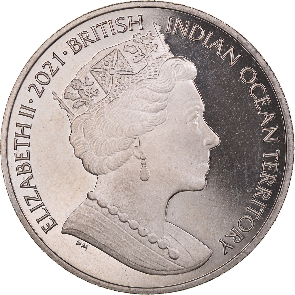 Coin, British Indian Ocean, Le Cutty Sark, 1 Royal, 2021, BU, MS(63)