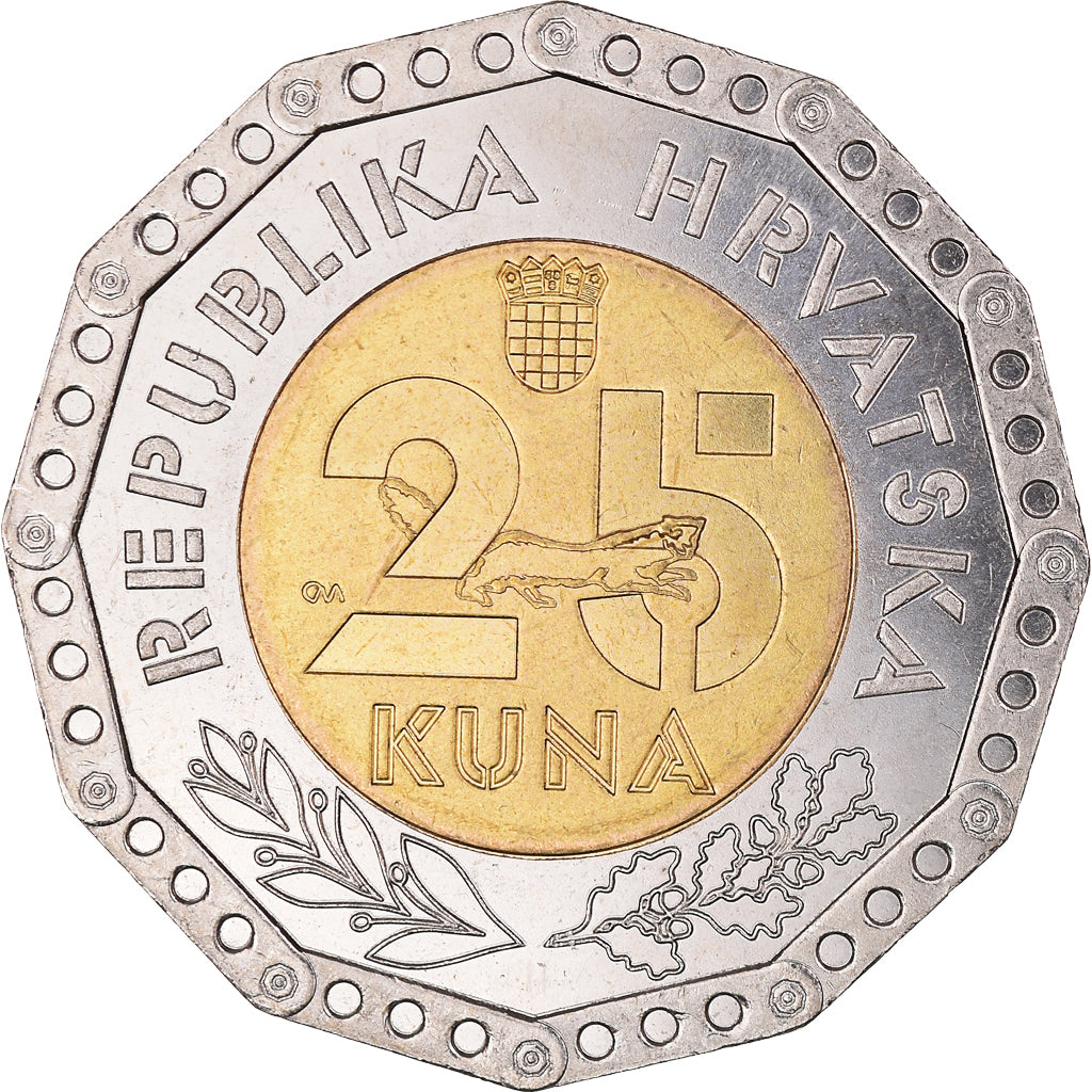 Monnaie, Croatie, 75th anniversary of the founding of the Croatian Association