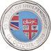 Monnaie, Fidji, 50 Cents, 2020, 50 ans of independence.colorized, SPL, Nickel