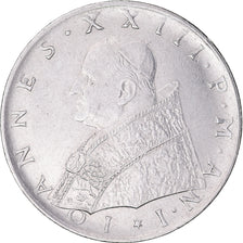 Monnaie, Cité du Vatican, John XXIII, 100 Lire, 1959, TTB+, Acier inoxydable