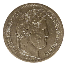 FRANCE, Louis-Philippe, 2 Francs, 1837, Lille, KM #743.13, EF(40-45), Silver,...