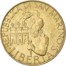 Coin, San Marino, 200 Lire, 1994, Rome, VF(30-35), Aluminum-Bronze, KM:313