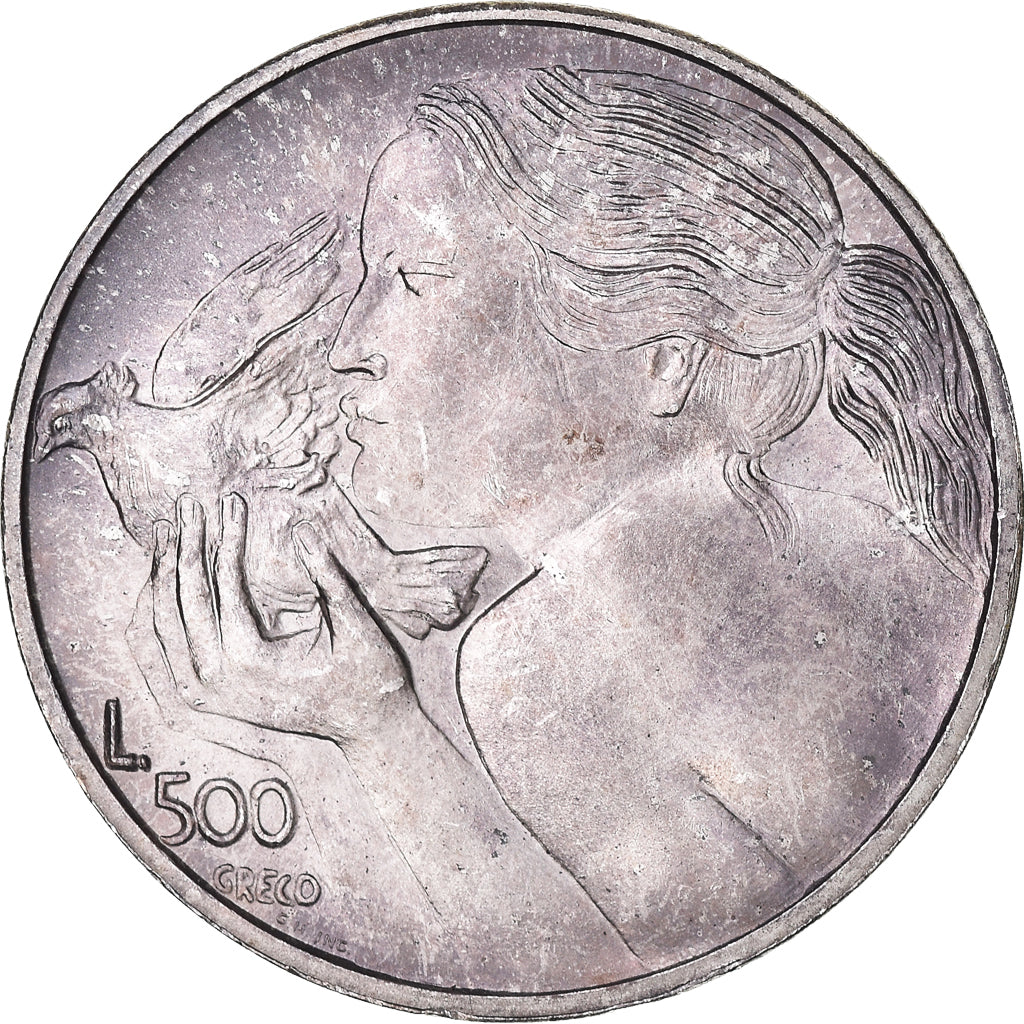 Coin, San Marino, 500 Lire, 1973, MS(63), Silver, KM:29