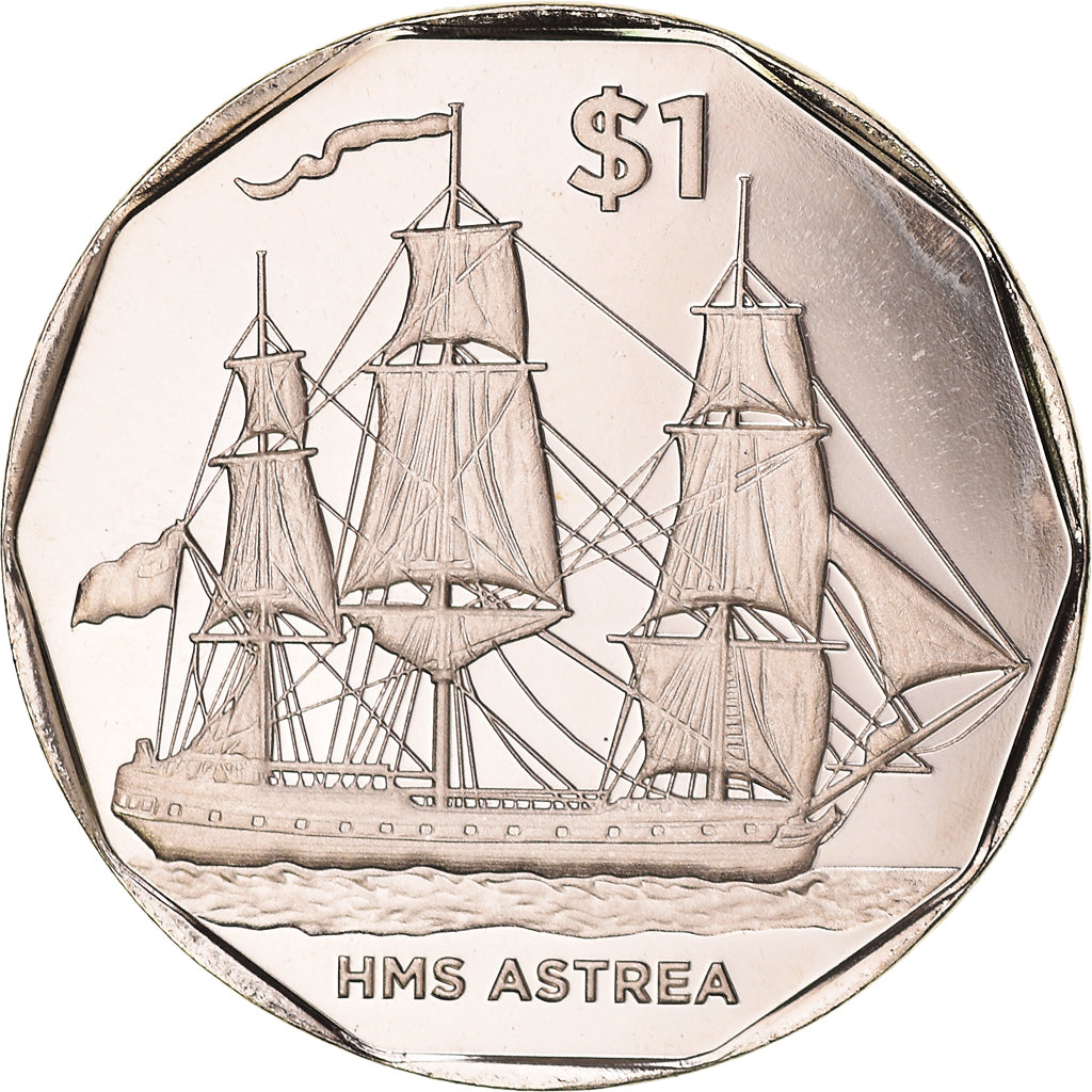 Coin, BRITISH VIRGIN ISLANDS, Dollar, 2022, Pobjoy Mint, HMS Astrea.FDC