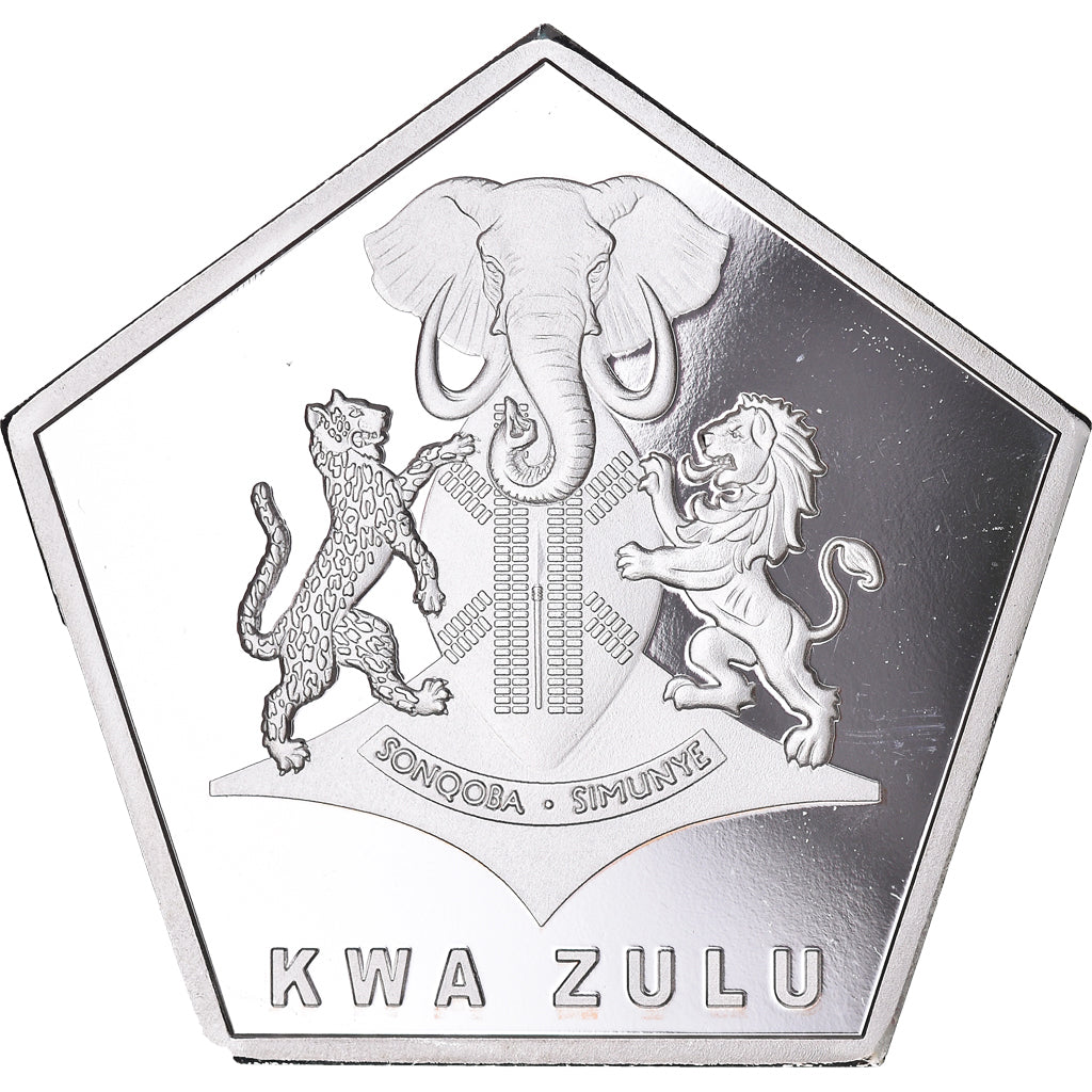 Coin, South Africa, Kwa Zulu.BE. Monnaie de fantaisie, 100 Zemali, 2021
