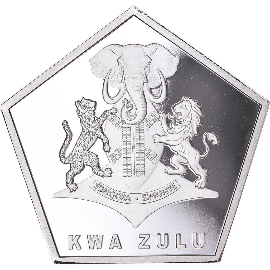 Coin, South Africa, Kwa Zulu.BE. Monnaie de fantaisie, 100 Zemali, 2021