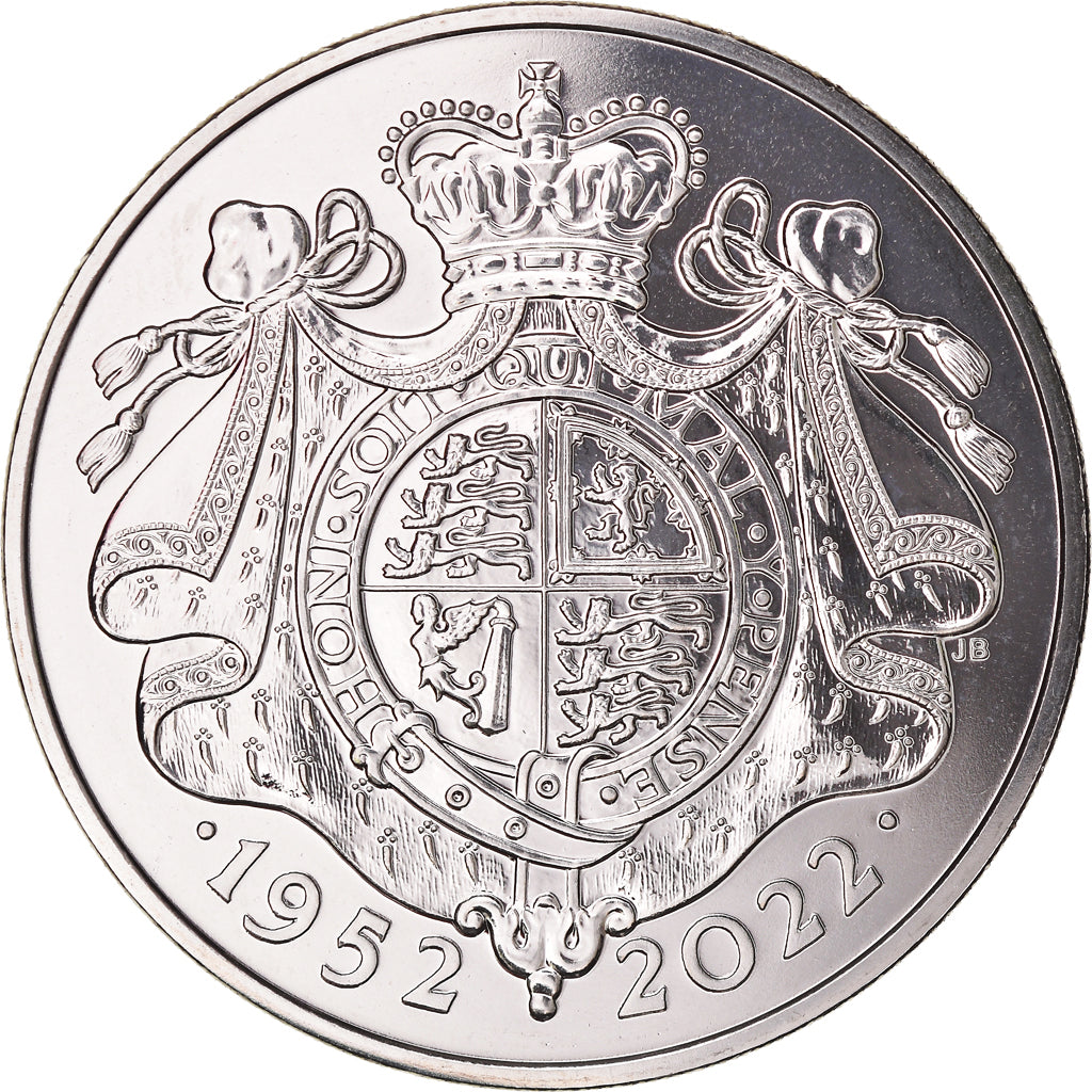 Coin, Great Britain, 5 Pounds, 2022, Jubilé de Platine de la Reine Elisabeth