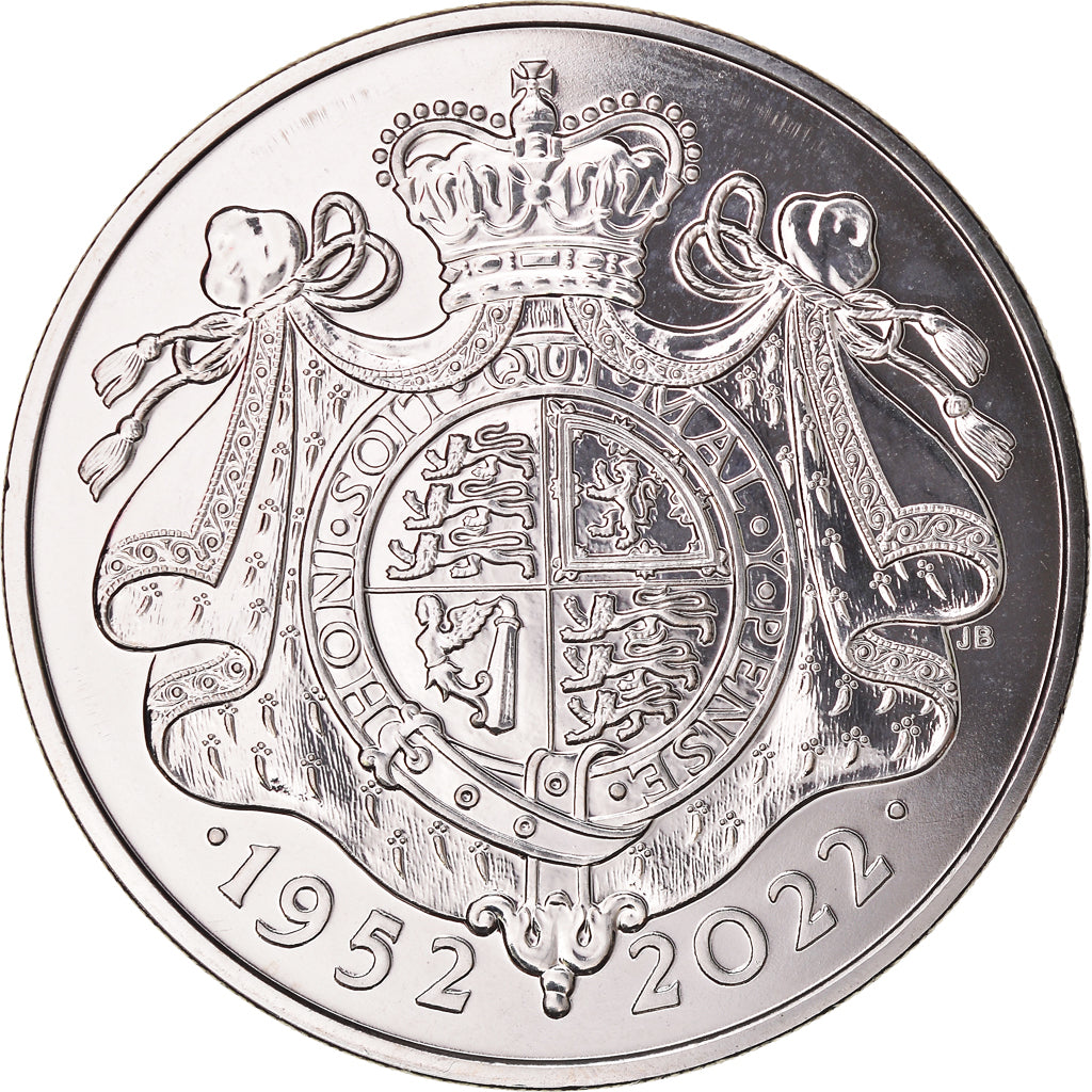 Coin, Great Britain, 5 Pounds, 2022, Jubilé de Platine de la Reine Elisabeth