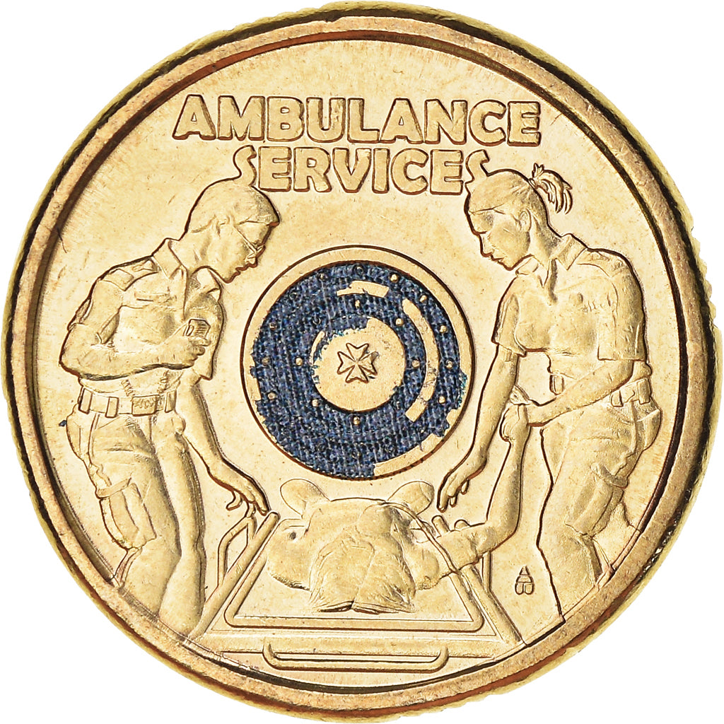Moneta, Australia, 2 Dollars, 2021, Colorized. Ambulance Service .FDC, FDC