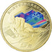 Coin, China, 5 Yüan, 2022, Colorized.JO DE PÉKIN, MS(63), laiton