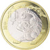 Münze, China, 10 Yüan, 2022, Année du Tigre, UNZ, Bi-Metallic