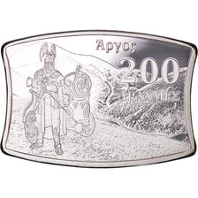 Coin, Greece, 200 Drachmai, 2022, Warrior & Wolf.Fantasy coinage, MS(65-70)