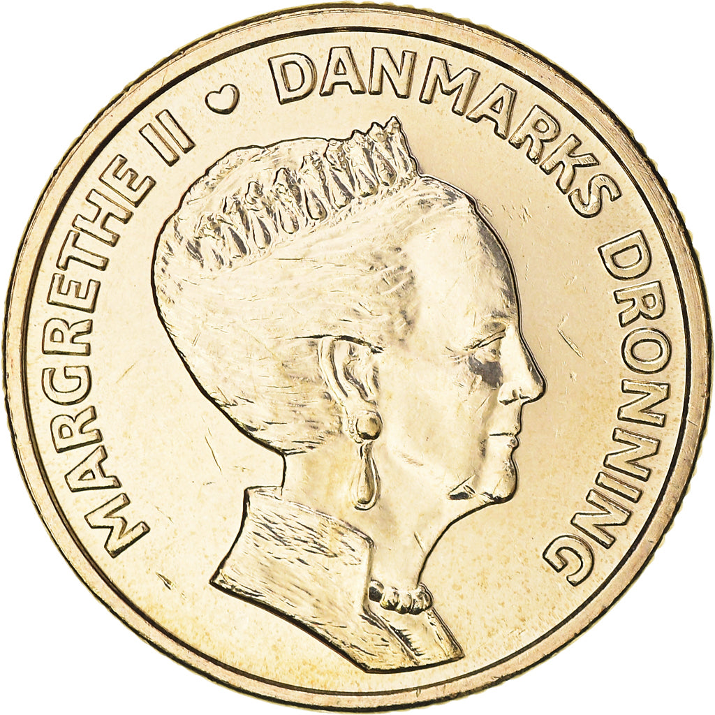 Coin, Denmark, 20 Kroner, 2020, Anniversaire de la reine Margrethe II, MS(63)