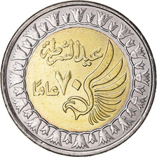 Monnaie, Égypte, Pound, 2022, 70 ème anniversaire Police, SPL, Bimétallique