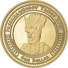 Coin, United States, Dollar, 2021, U.S. Mint, Passamaquoddy tribes.BE. Fantasy