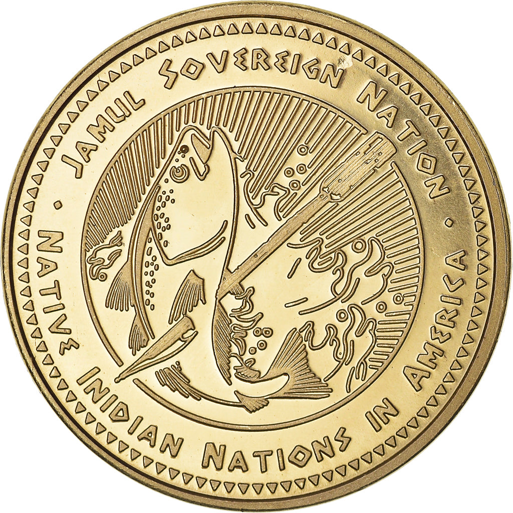 Coin, United States, Dollar, 2021, U.S. Mint, Passamaquoddy tribes.BE. Fantasy